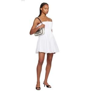 STAUD White Bella Minidress size 12 (new)